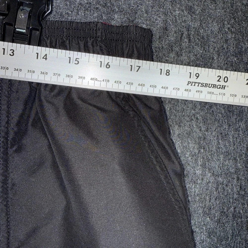 Speedo‎ Men's Large XL Swim Sport Trunks Shorts Black Drawstring Lined Pockets